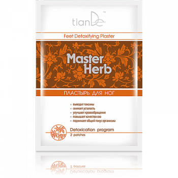 Zdrowie Detoksykacyjny plaster do stóp „Master Herb”