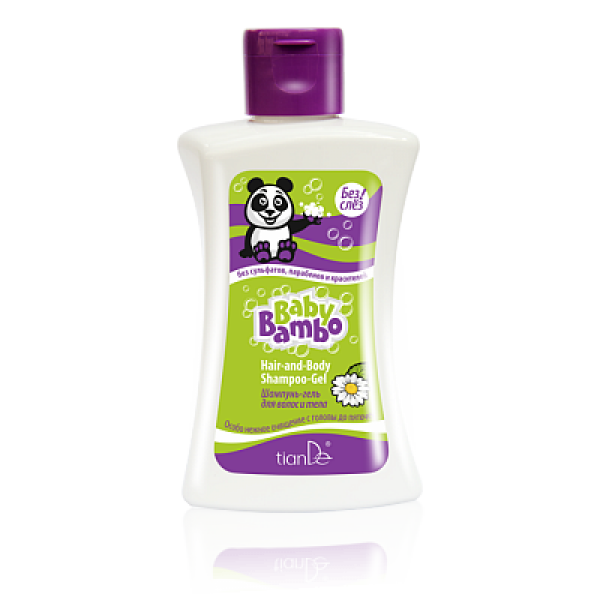 Pielęgnacja włosów Szampon-żel do mycia dla dzieci „Baby Bambo”! 