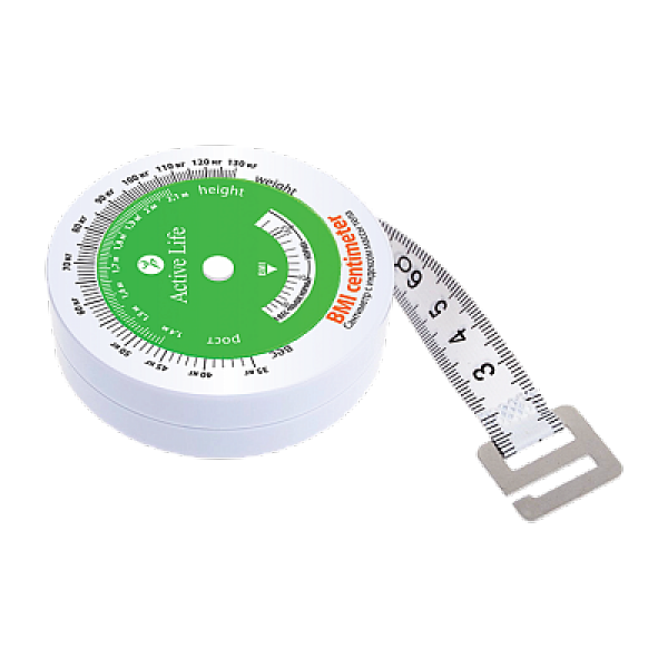 Akcesoria kosmetyczne Miarka do pomiaru obwodów ciała z BMI