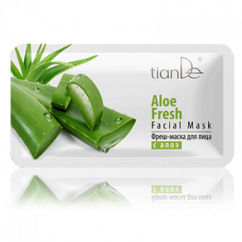 Pielęgnacja twarzy Odświeżająca maseczka do twarzy z aloesem