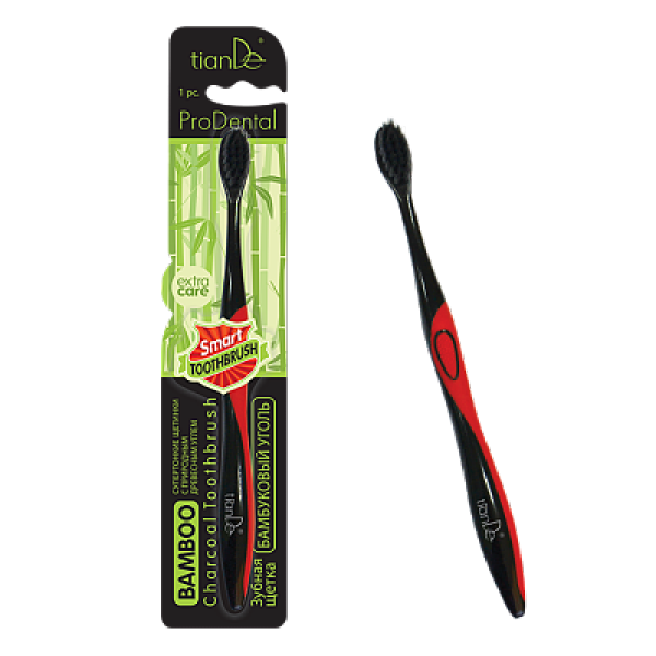Higiena Szczoteczka do zębów „Węgiel bambusa”