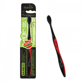 Higiena Szczoteczka do zębów „Węgiel bambusa”