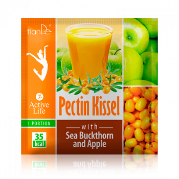 Kuchnia Kisiel pektynowy z jabłkiem i rokitnikiem