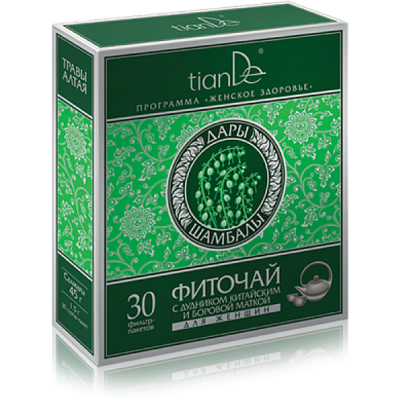 Zdrowie Herbatka ziołowa z dzięgielem chińskim i gruszynką jednostronną dla kobiet