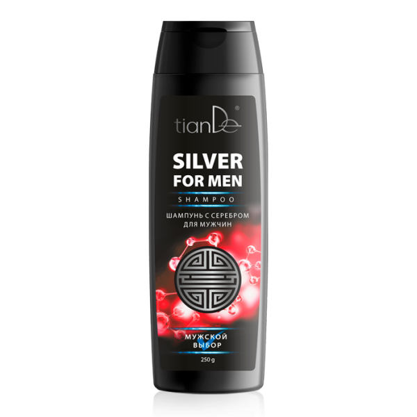 Pielęgnacja włosów Męski szampon do włosów z nanosrebrem
