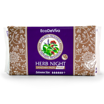 Higiena Podpaski MAXI serii "Nefrytowa świeżość" na bazie ziół