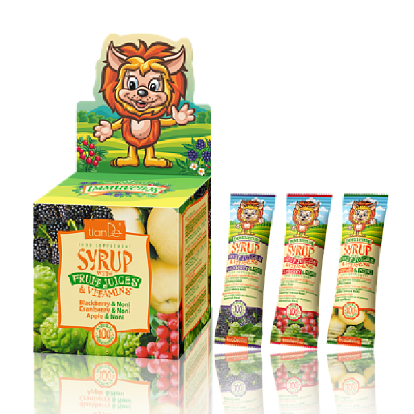 Dla dzieci Suplementy wspomagające w formie syropu dla dzieci