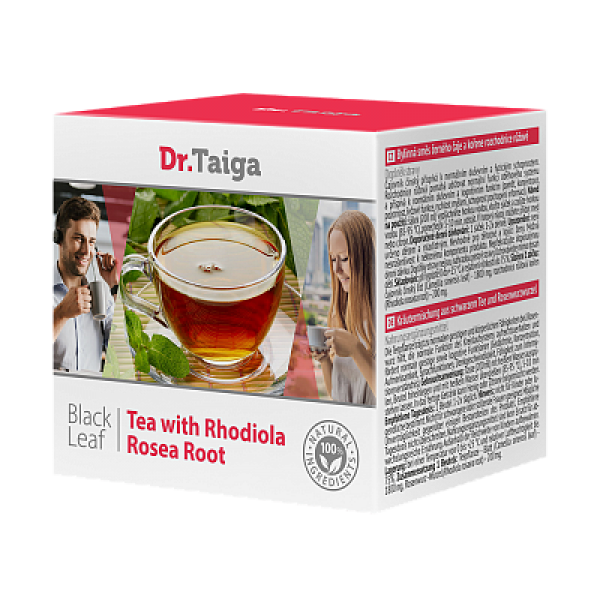 Zdrowie Czarna herbata liściasta z dodatkiem korzenia rożeńca górskiego