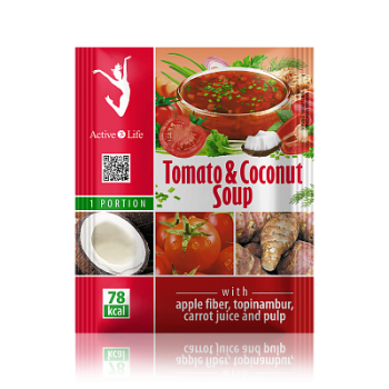 Kuchnia Zupa-krem pomidorowa z mączką kokosową