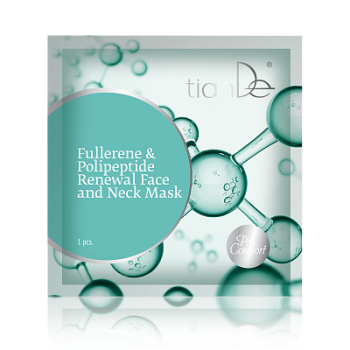 Pielęgnacja twarzy Maska na twarz oraz szyję z fulerenami i peptydami