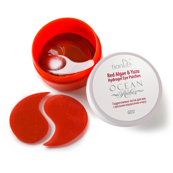 Pielęgnacja twarzy Hydrożelowe płatki na bazie czerwonych alg i owoców yuzu
