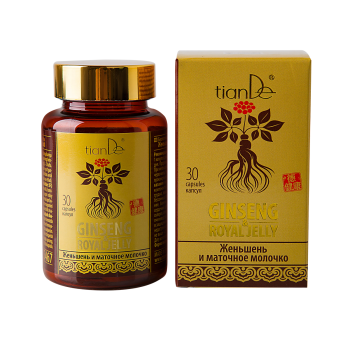 Zdrowie Żeń-szeń i mleczko pszczele w kapsułkach