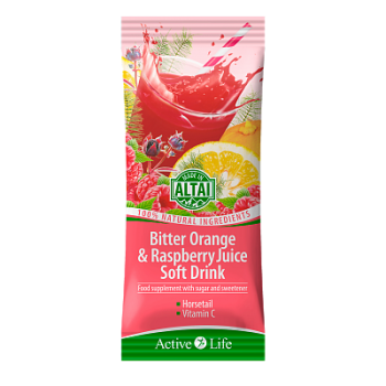 Zdrowie Napój na bazie gorzkiej pomarańczy i soku z malin